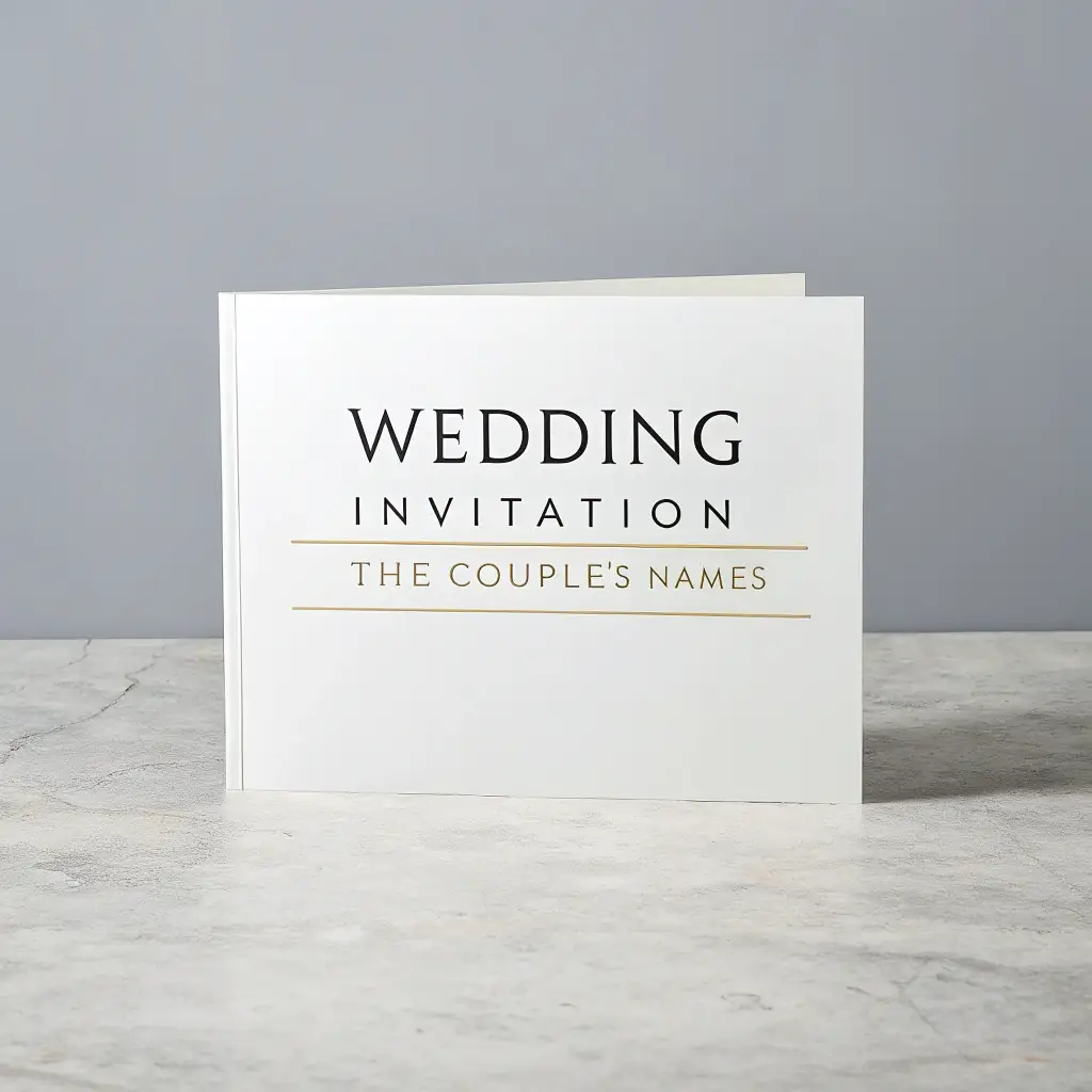 Modern Minimalist Invitation
